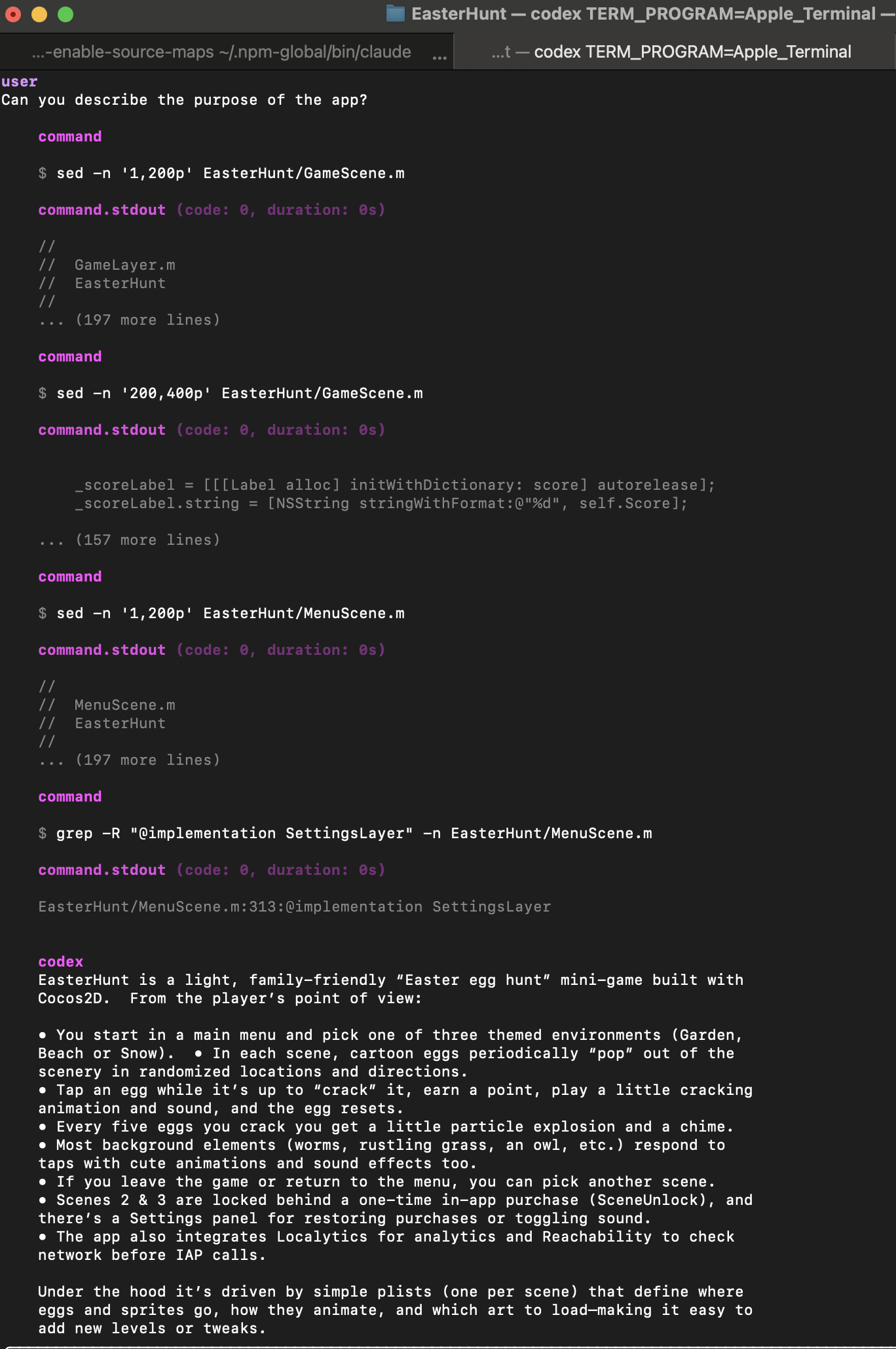 OpenAI Codex Easter Egg Hunt Description
