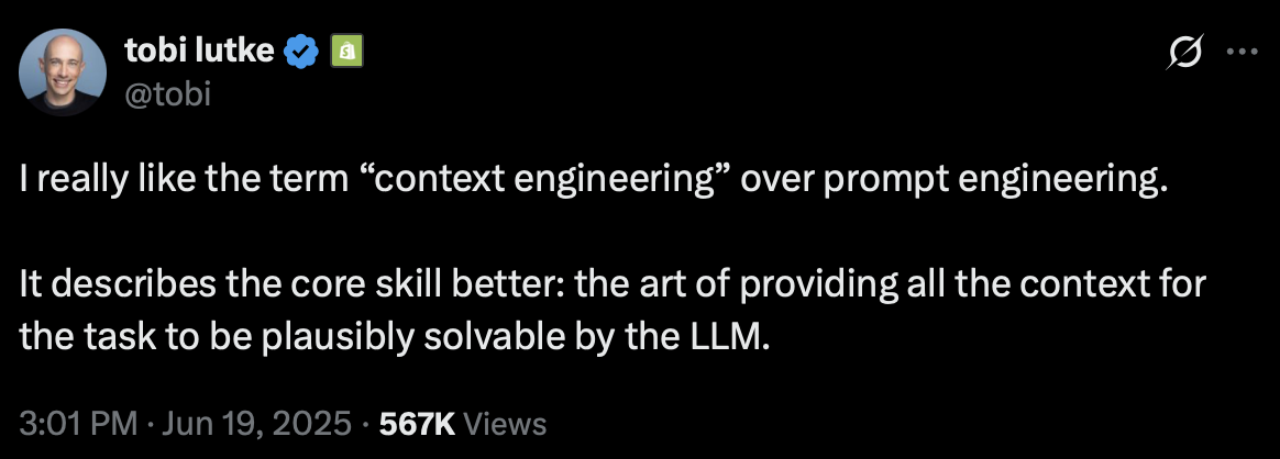 Is context engineering the new prompt engineering?